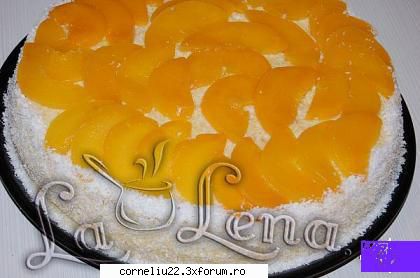 Tort cu crema de piersici de post.... - Un tort simplu de preparat - ce mai mancam azi hmmm o sa vedeti