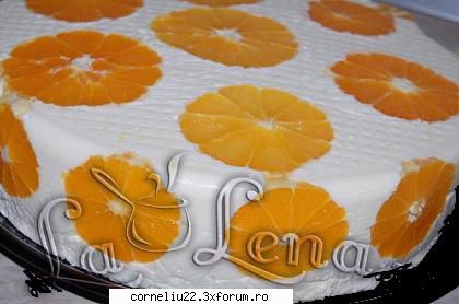 Tort cu crema de piersici de post.... - Tort Diplomat cu Portocale - ce mai mancam azi hmmm o sa vedeti